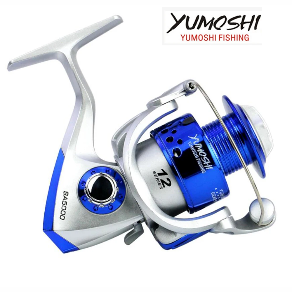YUMOSHI Рыболовная катушка спиннинговая пластиковая левая и правая сменная ручка