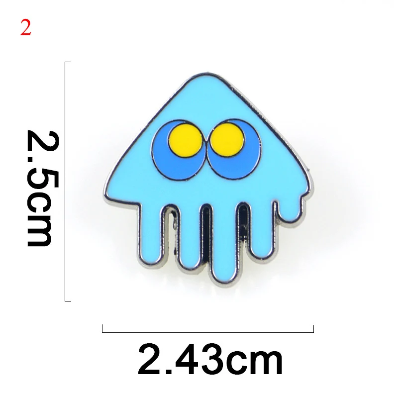 

Ocean Cutest Animals Chest Brooch Coral Squid Sea Horse Devil Fish Brooch Badge Pins Brooch Jewelry Fashion Pin Brooch