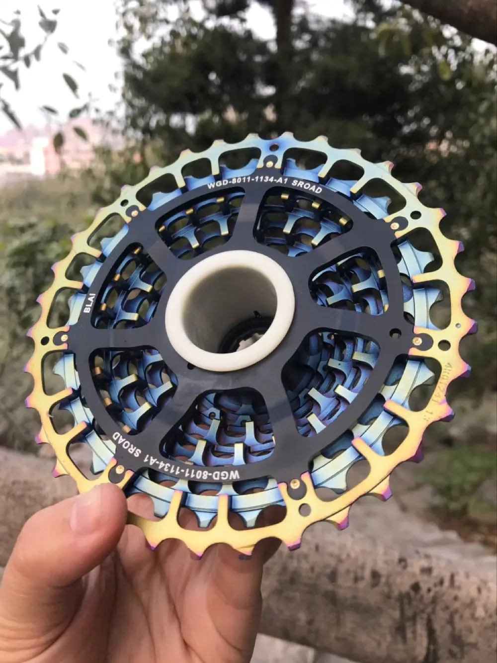 

SRoad SLR2 11 Speed 11-34T Cassette 11v Rainbow Ultralight CNC Bicycle Cassette Freewheel 11s K7 11V Sprocket For Shimano R9100