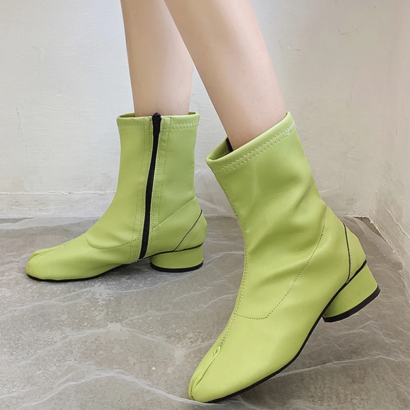 Японское ретро таби ботинки в стиле ниндзя женские трендовые Универсальные