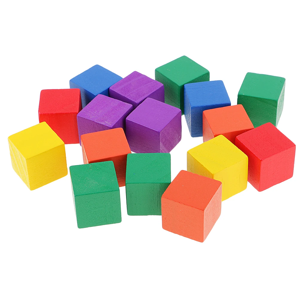 

100pcs/Pack Colorful Square Cubes Blocks For Scrapbooking DIY Handcraft