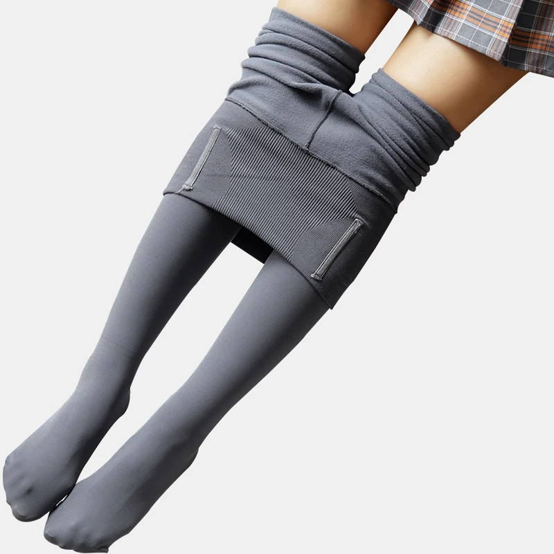 Осень зима женские колготки кашемировые сексуальные теплые платья чулки