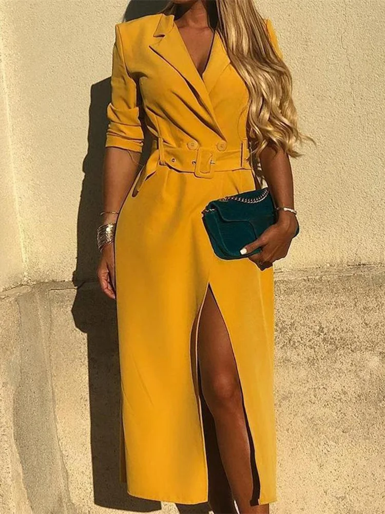 2020 осеннее женское Элегантное повседневное платье карандаш для работы