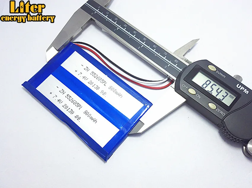 7 4 V 555085 555285 полимерные Evd Dvd портативные панели батареи использовать машину 552685*2
