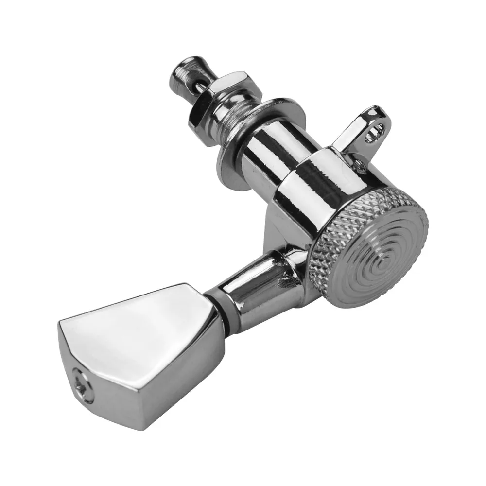 

6PCS Electric Guitar Machine Heads Knobs String Tuning Pegs Locking Tuners 6R with Mounting Screws and Ferrules for Guitar