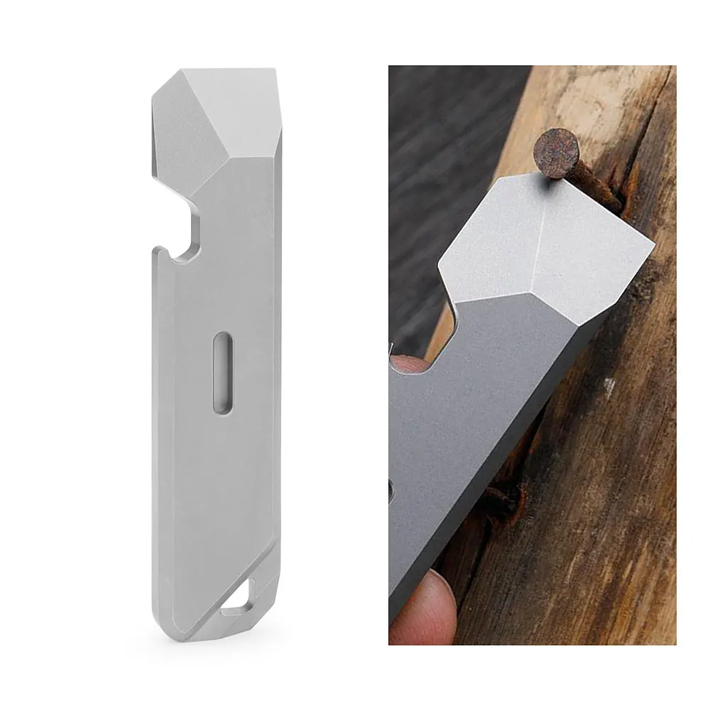 Маленький брелок из титанового сплава с открытой бутылкой | Спорт и развлечения