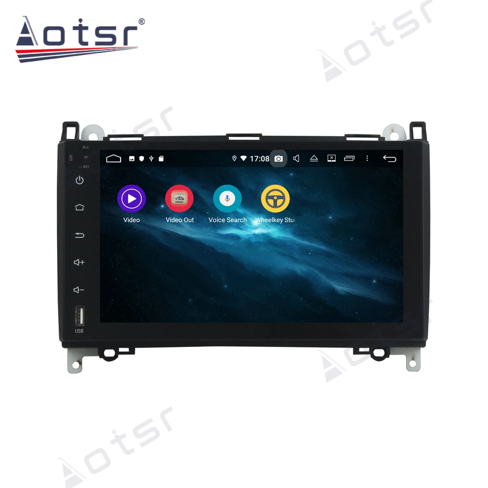 Aotsr Android 10 0 4 + 64 ГБ Автомобильный Радио плеер GPS навигация автомобильный стерео
