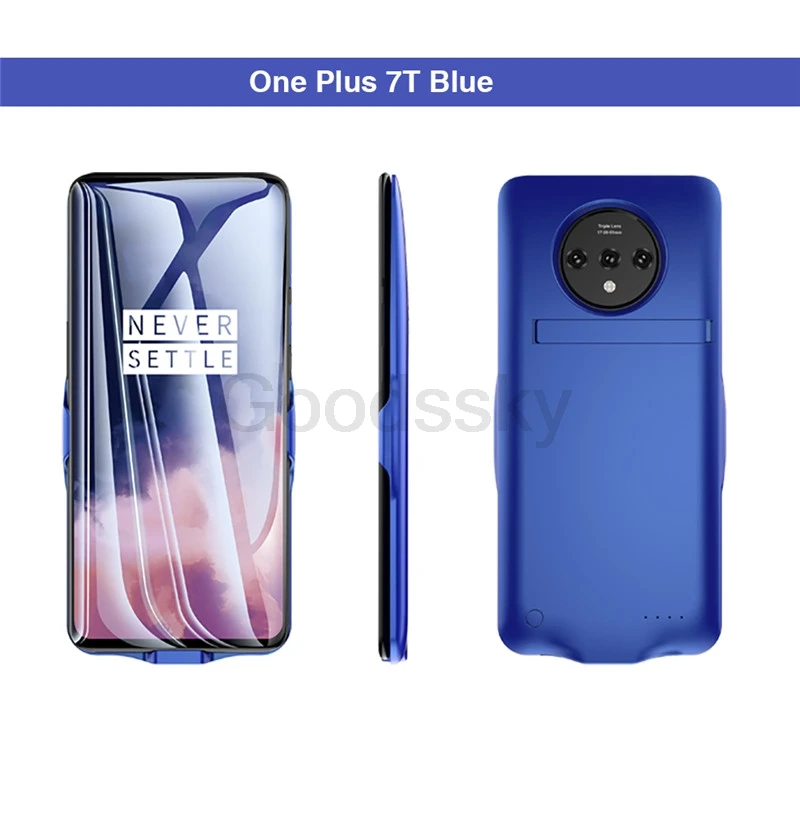 Тонкий чехол для зарядного устройства для Oneplus 7 T, внешний аккумулятор, запасная задняя крышка для One Plus 7T Pro 1+ 7 T, задняя крышка с зажимом для аккумулятора, чехол для телефона s