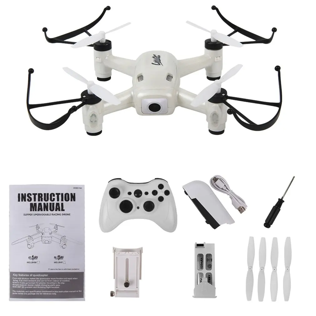 L8HW мини селфи RC Квадрокоптер Дрон с Wi Fi FPV 720P камера удержание высоты Безголовый