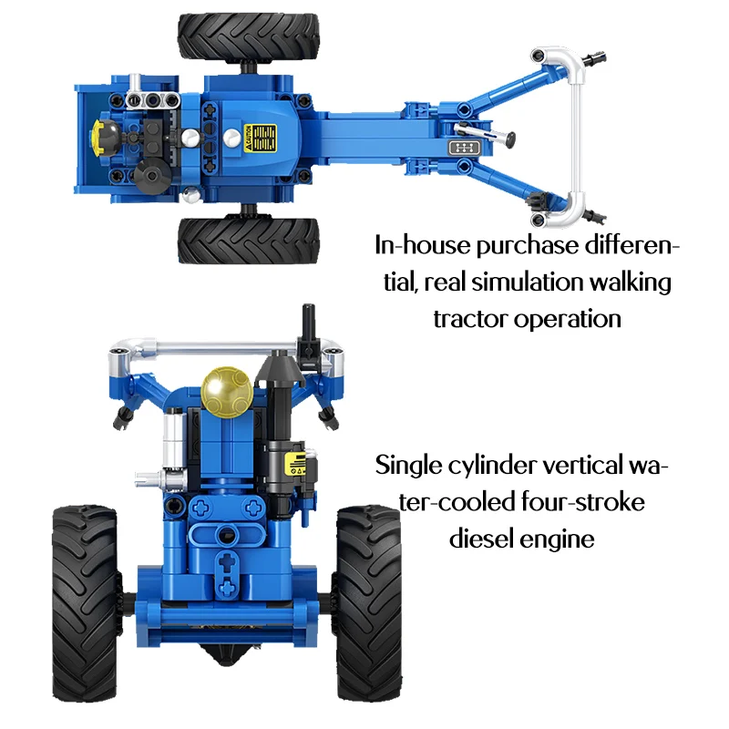 Модель городского классического Ретро трактора автомобиля конструктор