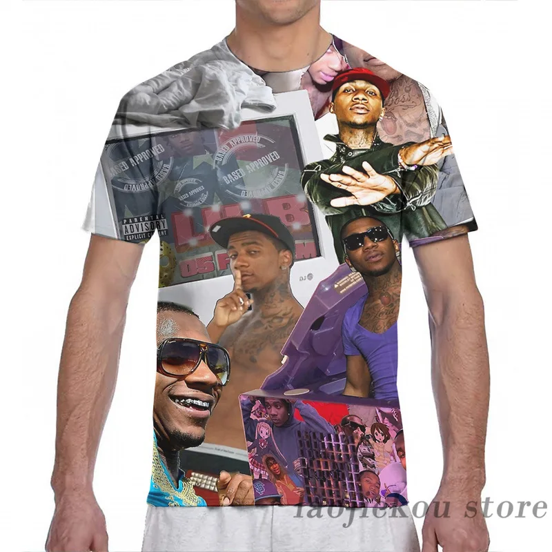 Футболка с принтом Lil B BasedGod для мужчин и женщин модный топ коротким рукавом