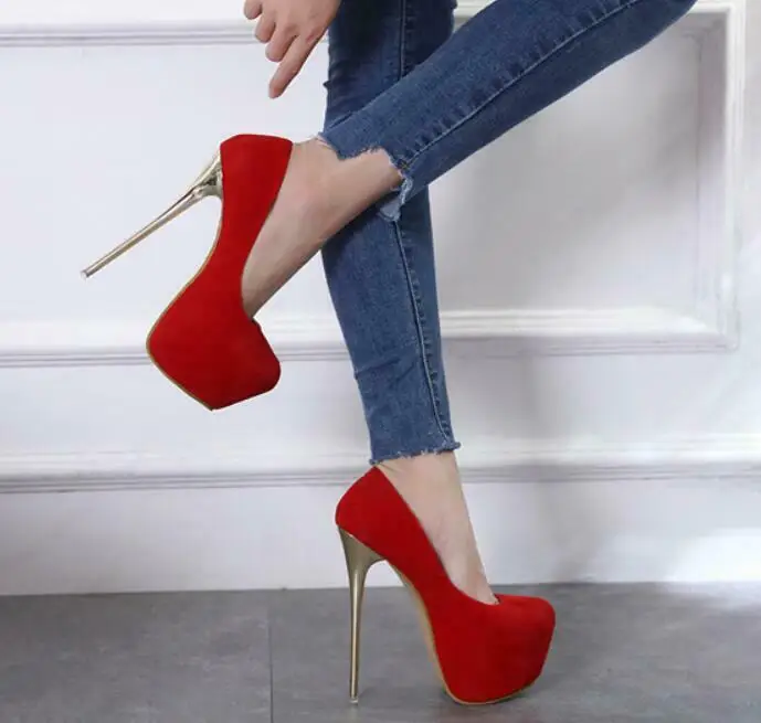 

Женские туфли-лодочки на платформе, без застежки