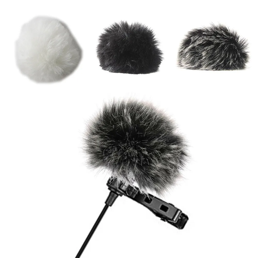 

Lapel Lavalier Microphone Furry Windscreen Windshield Wind Muff Soft Comfortable For Lapel Lavalier Microphones Mic Guitar Parts