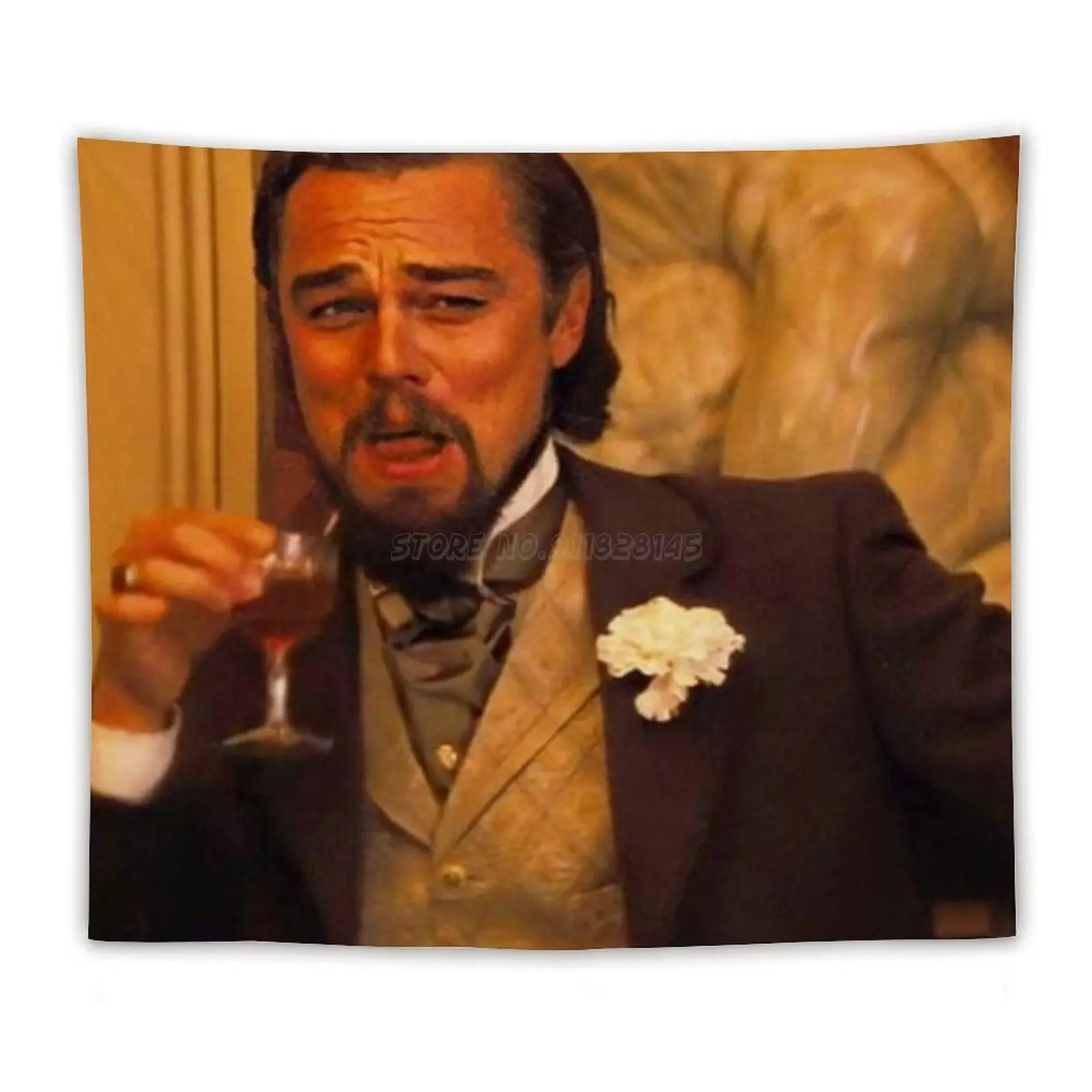 Настенный Коврик с рисунком Леонардо ДиКаприо гобелен для спальни песчаного