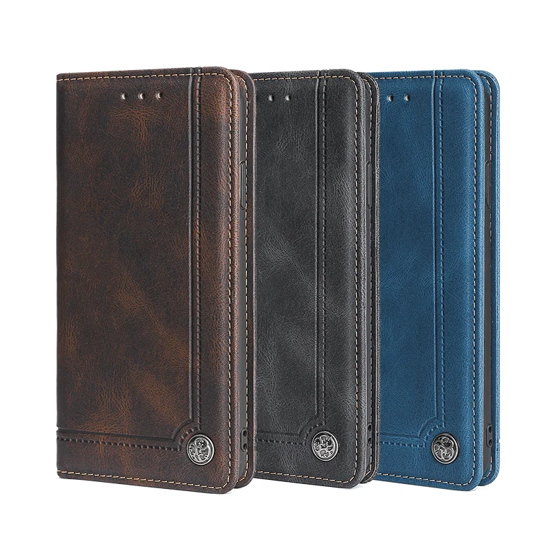 Кожаный чехол-книжка с магнитной застежкой для Xiaomi Redmi Note 4X 4 Pro | Мобильные