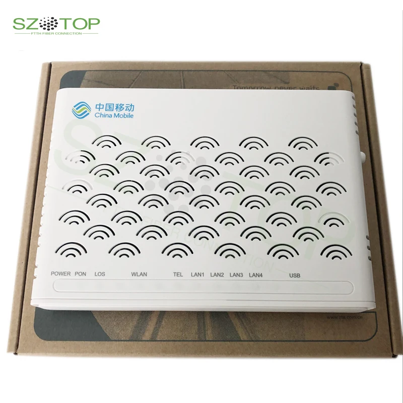 

ZTE GPON ONU F623 Zxhn ONT with 1GE+ 3FE+ USB+ TEL+ Wifi Router FTTH Modem, English Firmware with Single Box and Power