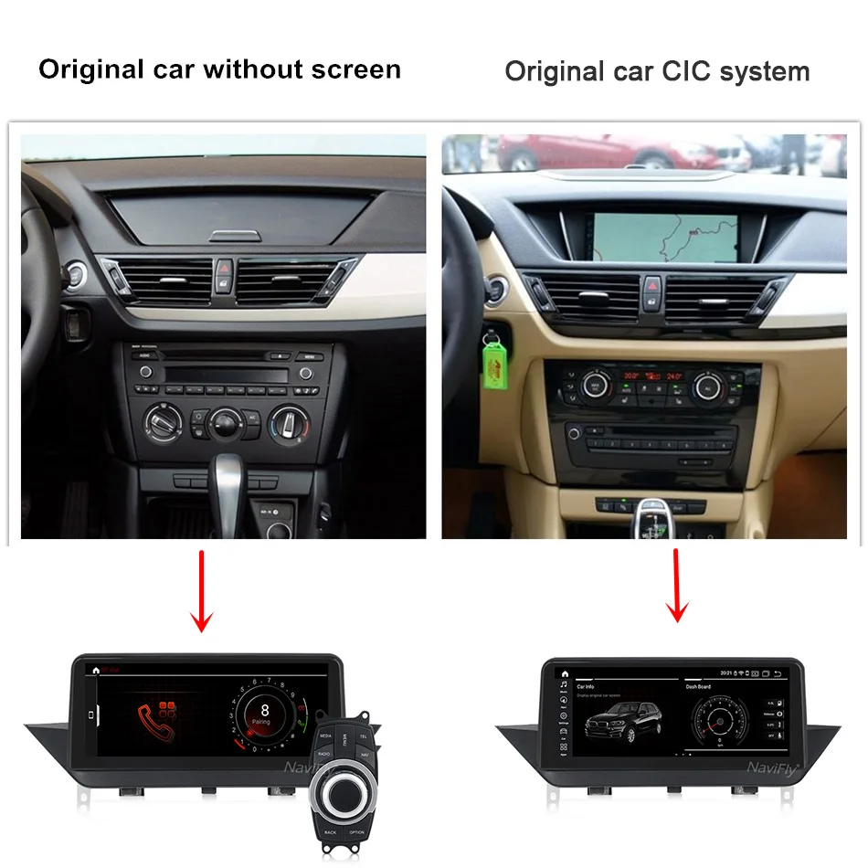 Автомобильный DVD плеер NaviFly 4 ГБ Android 10 0 для BMW X1 E84 2009 2010 2011 2012 2013 2014 2015 головное