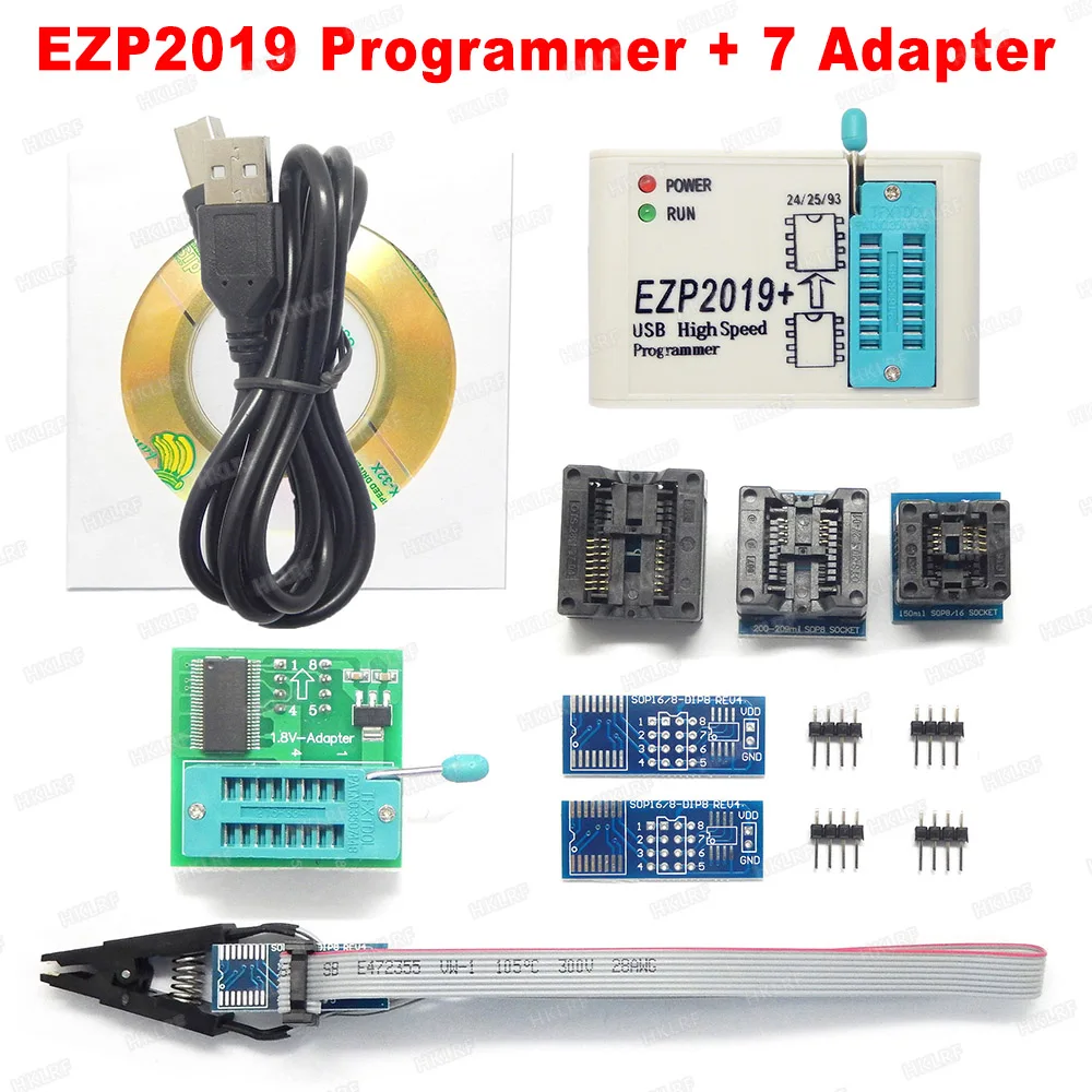 EZP2019 высокоскоростной USB SPI программист лучше, чем EZP2013 EZP2010 2011 поддержка 24 25 93 EEPROM флэш-биос