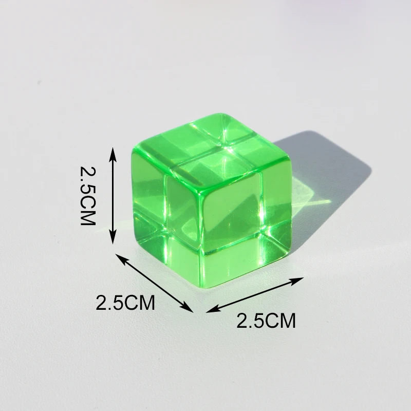 Радужные Детские кубики Обучающие игрушки с кристаллами для сенсорного обучения