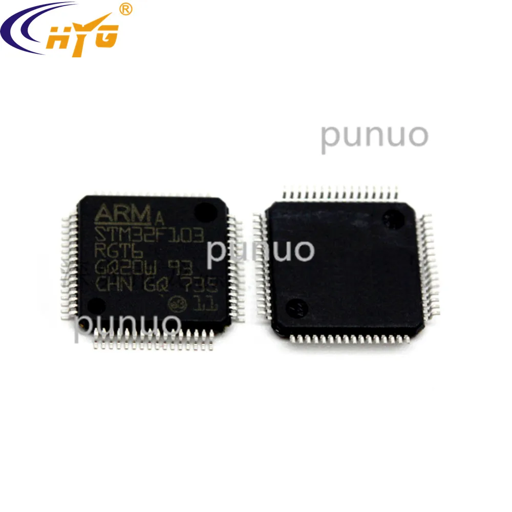 Оригинальная аутентичная Инкапсуляция STM32F103RGT6 LQFP64 17 таймеров 3 adcs