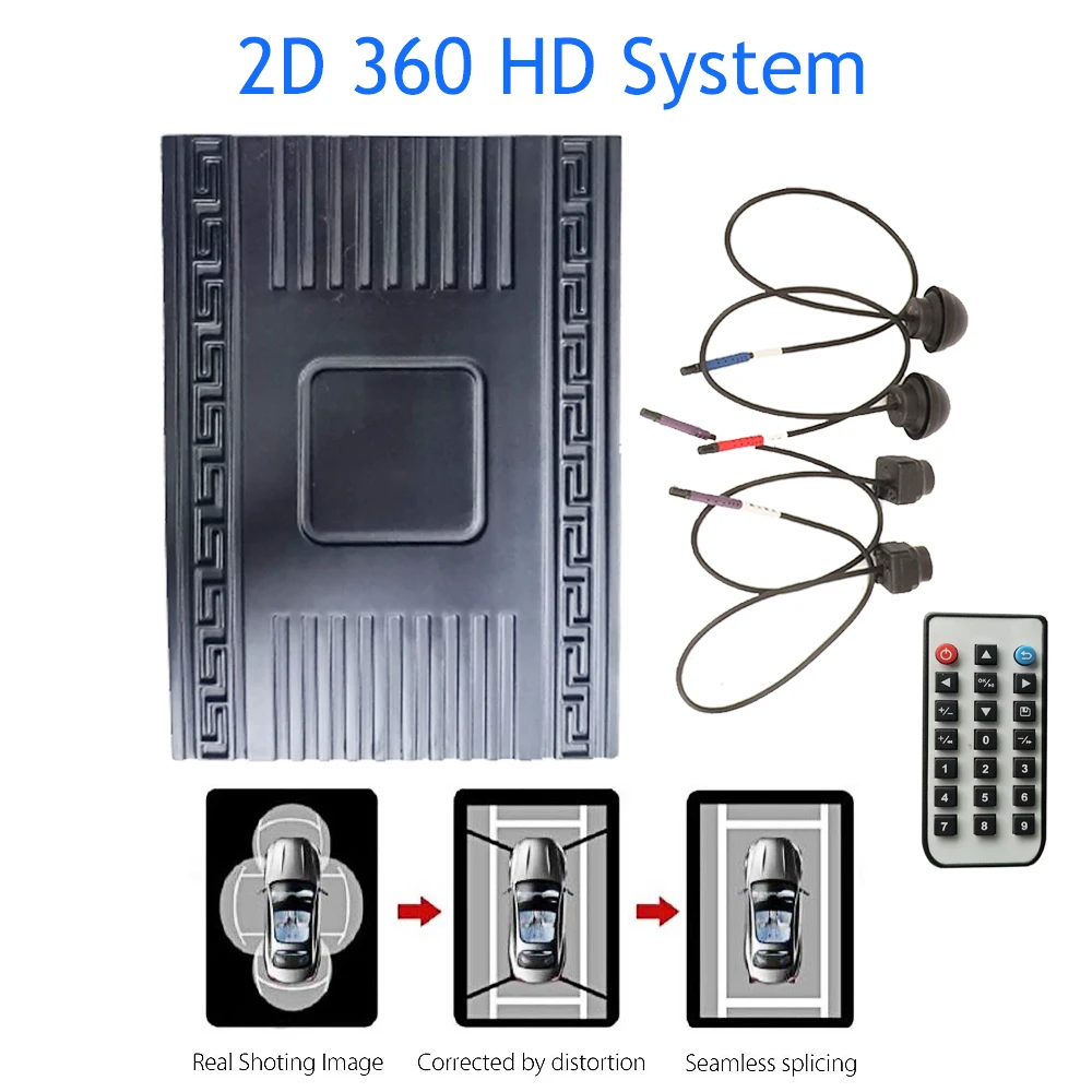 

360 HD Car Parking Assistance Panoramic View All Round Rearview Camera System For All Car Universal Waterproof Seamless 2D Night