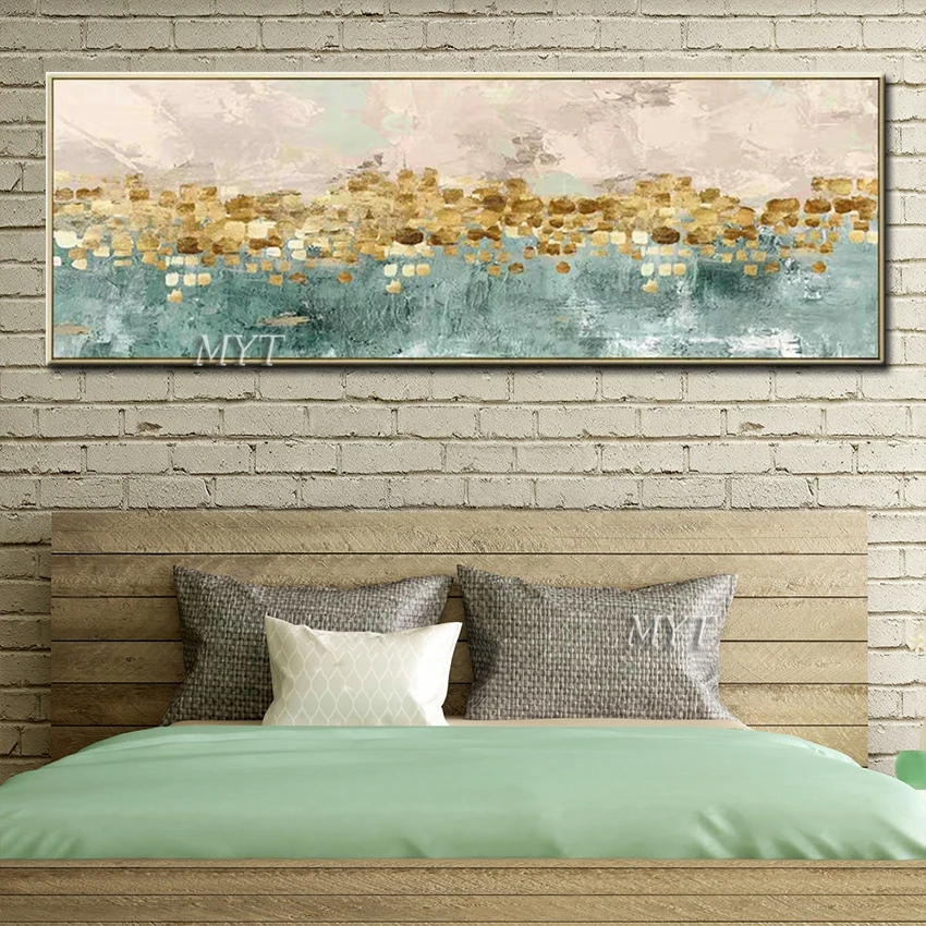 

Gold Abstract Canvas 100% Handmade Oil Painting Wall Art Unframed Paintings Art Home Decor Large Size Wall Art Free Shipping