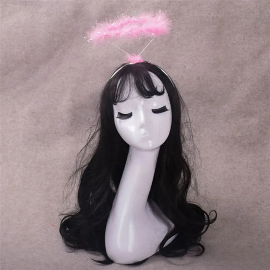 Headband Ladied Fluffy Halo Angel Soft Fairy Fancy Dress Party Comfortable Hairband Hair Bows Ozdoby Do Wlosow Cute15 |
