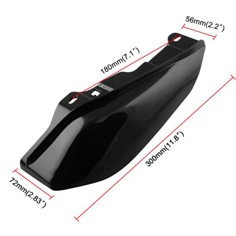 

Motorcycle Air Deflector Heat Shield for Harley Touring Electra Road Street Glide 2017 2018 2019