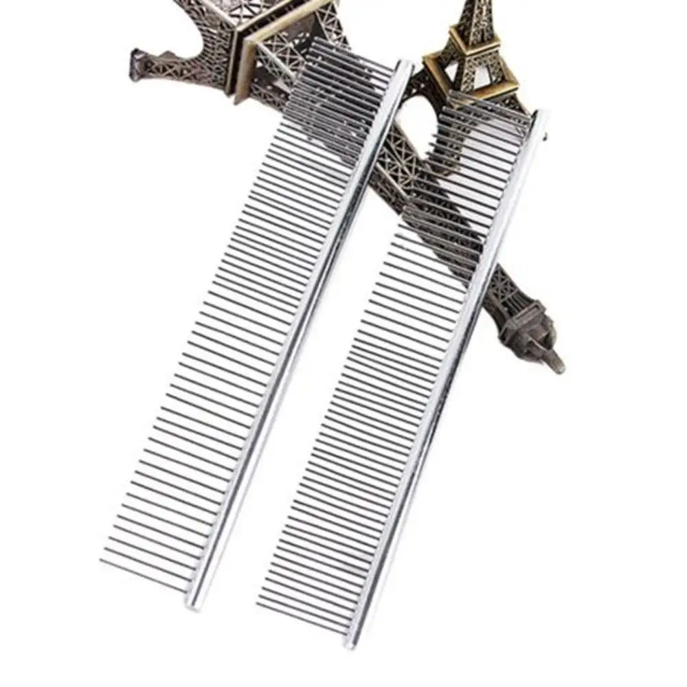 Новый триммер из нержавеющей стали Расческа Щетка для домашних животный собака