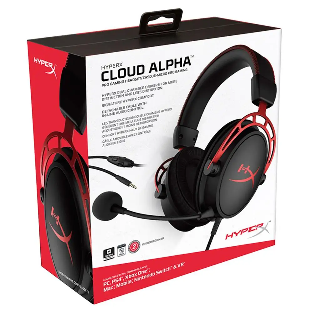 Игровые наушники HyperX Cloud Alpha ограниченная серия электронная Спортивная гарнитура