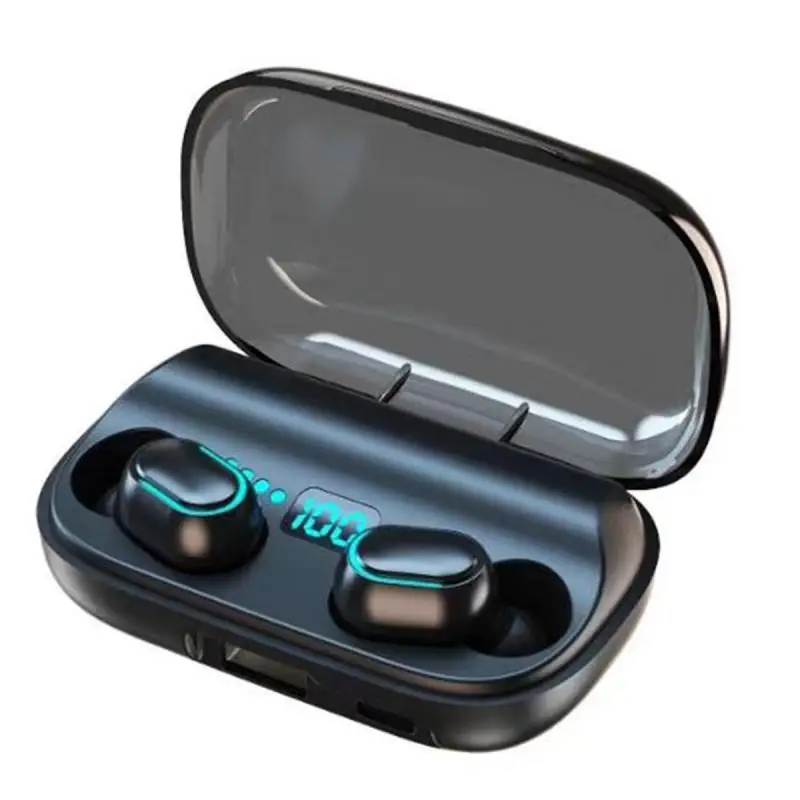 

TWS Bluetooth 5.0 Earphones 1800mAh Charging Box Wireless Headphone HD Stereo Sports Waterproof Earbuds Headsets With Microphone