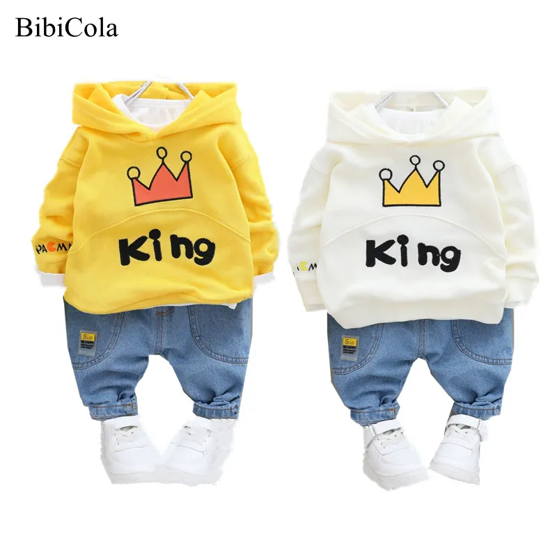 Infant Clothing Sets Baby Suit 2021 Autumn Spring Clothes For Newborn Boys Hoodie+Pant 2pcs Outfit Kids Costume |