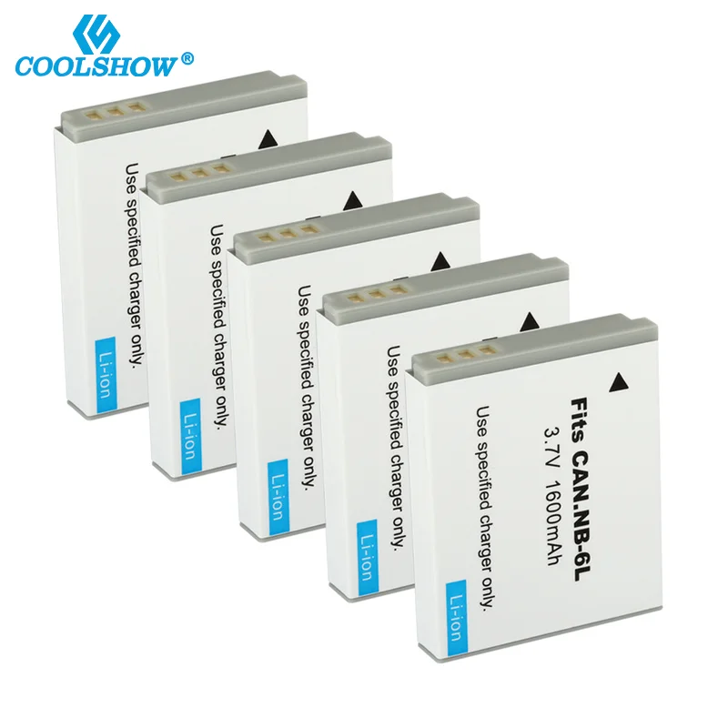 Аккумулятор для камеры NB 6L NB-6L NB6L 1600 мАч Canon Power-shot IXUS 310 SX240 SX275 SX280 SX510 SX500 HS 95 D10 D20 D30