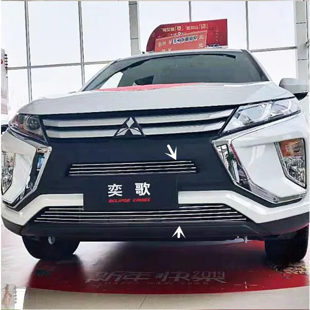 Решетка радиатора переднего бампера автомобиля из нержавеющей стали для Mitsubishi