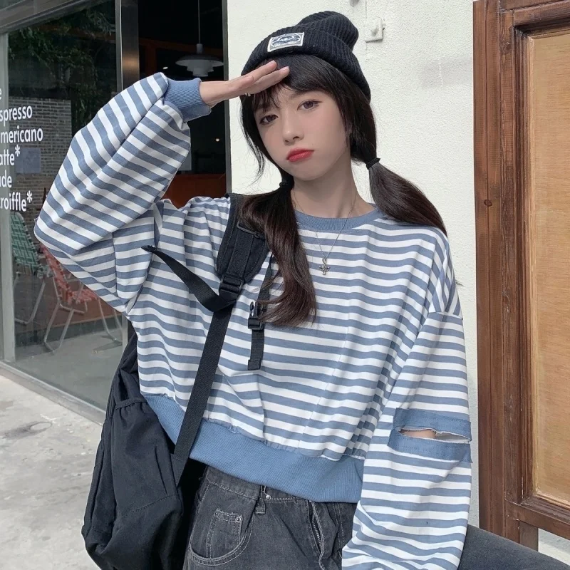 

Thin Sweater Women's Short Striped