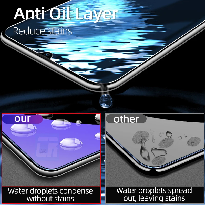 3Pcs Anti Blue Light Tempered Glass For Samsung Galaxy S20 S21 FE A71 A51 A41 A31 A21S A71 A70 A50 M51 M31 M21 Screen Protector