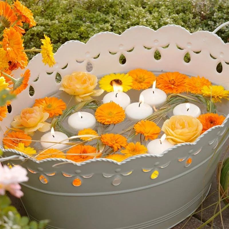 10 шт./лот плавающие свечи для свадьбы вечеринки дома дня рождения декор