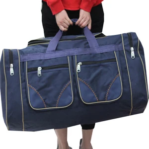 Вместительный водонепроницаемый чемодан, дорожная сумка на плечо для мужчин и женщин, спортивный мешок из ткани Оксфорд для выходных, 80 л