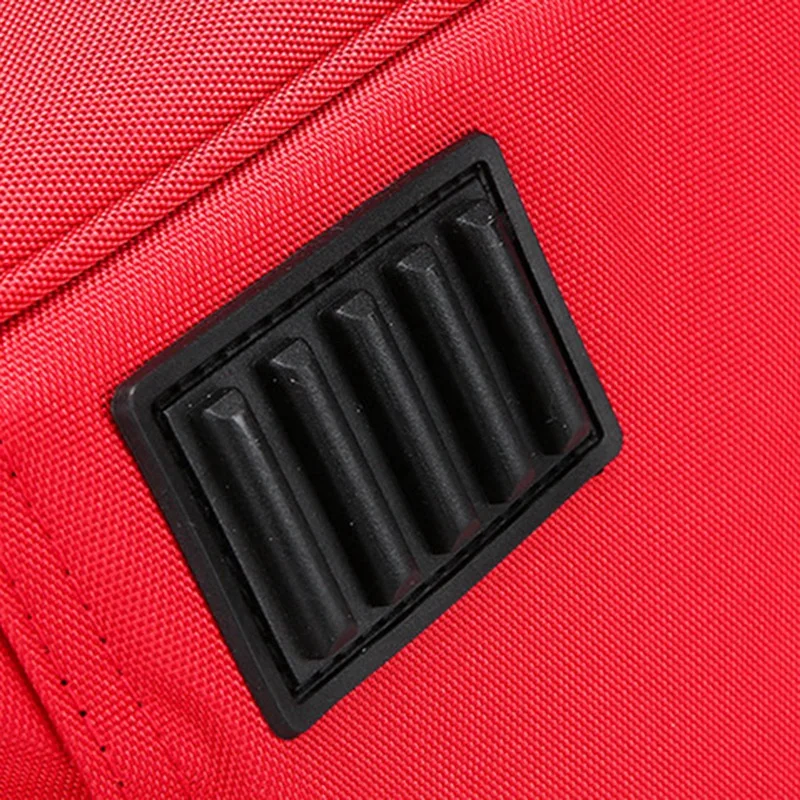 Красная пустая сумка первой помощи для автомобилей аптечка аварийный набор