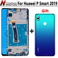 6 21 lcd for huawei p smart 2019 lcd display touch screen digitizer assembly with frame pot lx1 lx2j for p smart 2019 screen
