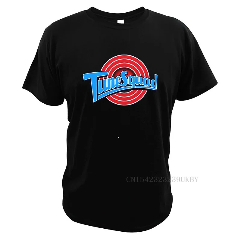 

Space Jam T Shirt Tune Squad Team Logo Tshirt Comedy Film EU Size Pure Cotton Breathable Vintage Tops