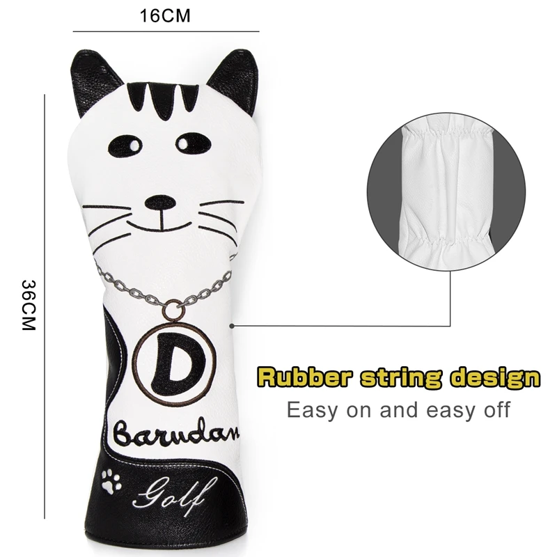 Набор головных уборов для гольф клуба милый кот Япония деревянная крышка гольфа 1