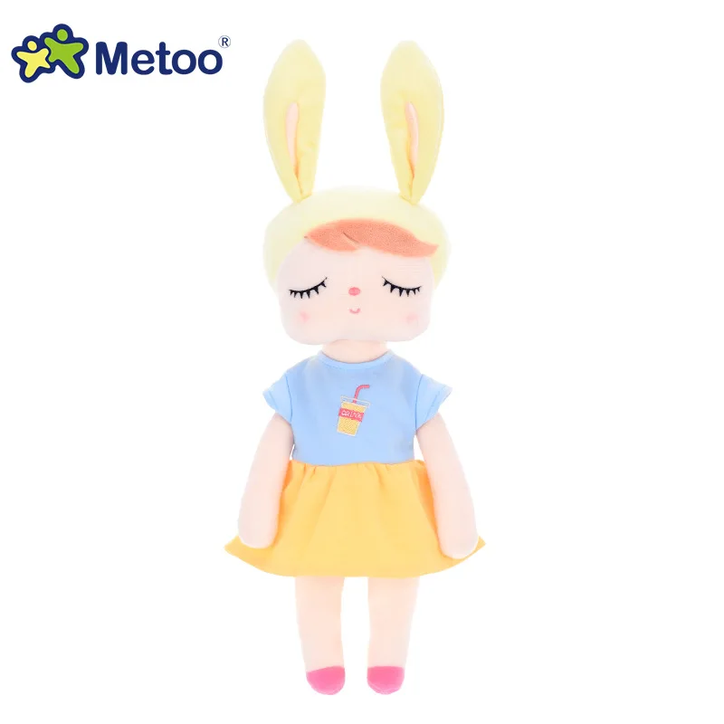 Милые детей Kуклы Мягкие плюшевые Brinquedos Детские Игрушки для Девочек День Рождения Рождественский Подарок Bonecas 13 Дюймов Ангела Кролик Девушка Metoo Кукла - Цвет: 912-8-9