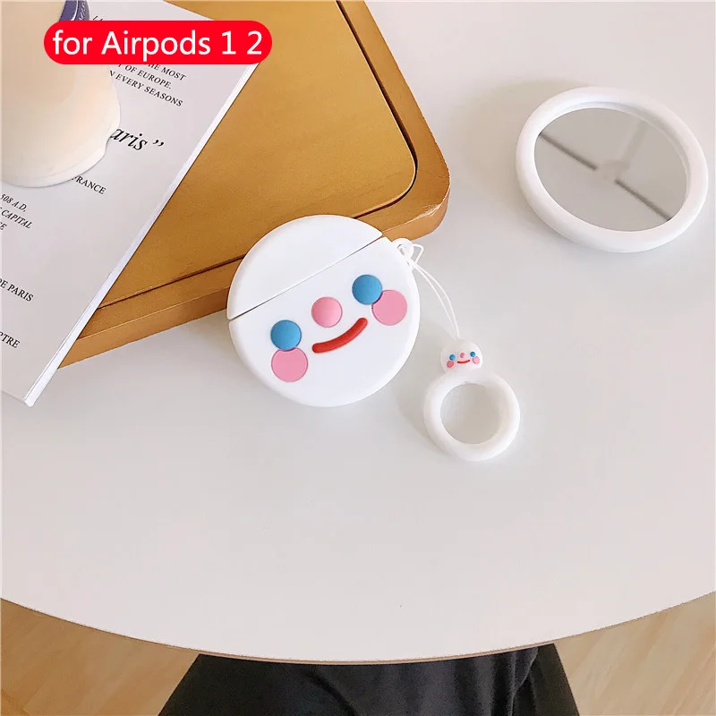 235 Мультяшные беспроводные bluetooth наушники чехол для Apple Airpods 1 2 Симпатичные Силиконовые Мягкие коробки гарнитура оболочка для Airpods защитный чехол - Цвет: 235