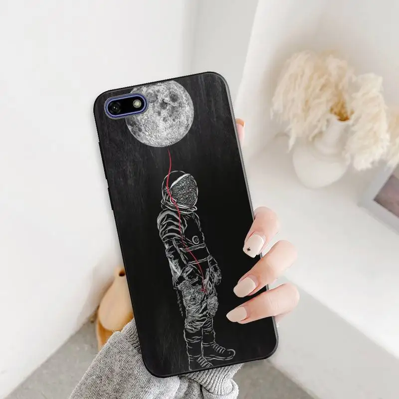

Cute Astronaut Phone Case For Oppo R Reno Rmalme 2 3 5 6 7 11 15 17 S Plus Pro Fundas Cover