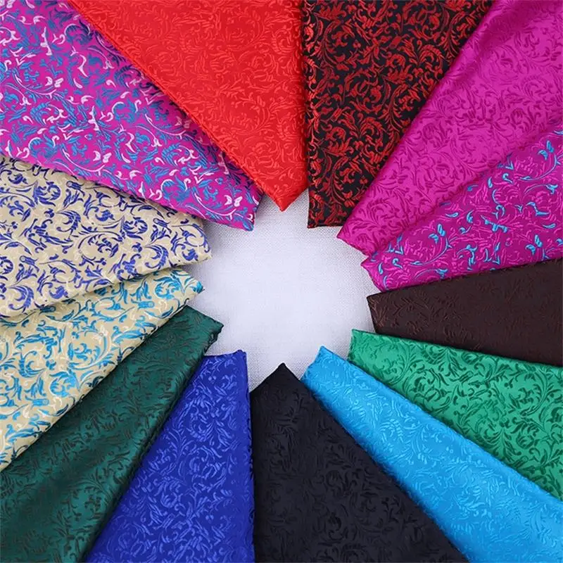 

Jacquard Fabric Brocade Material For Sewing Kimono and Cheongsam DIY Fabrics