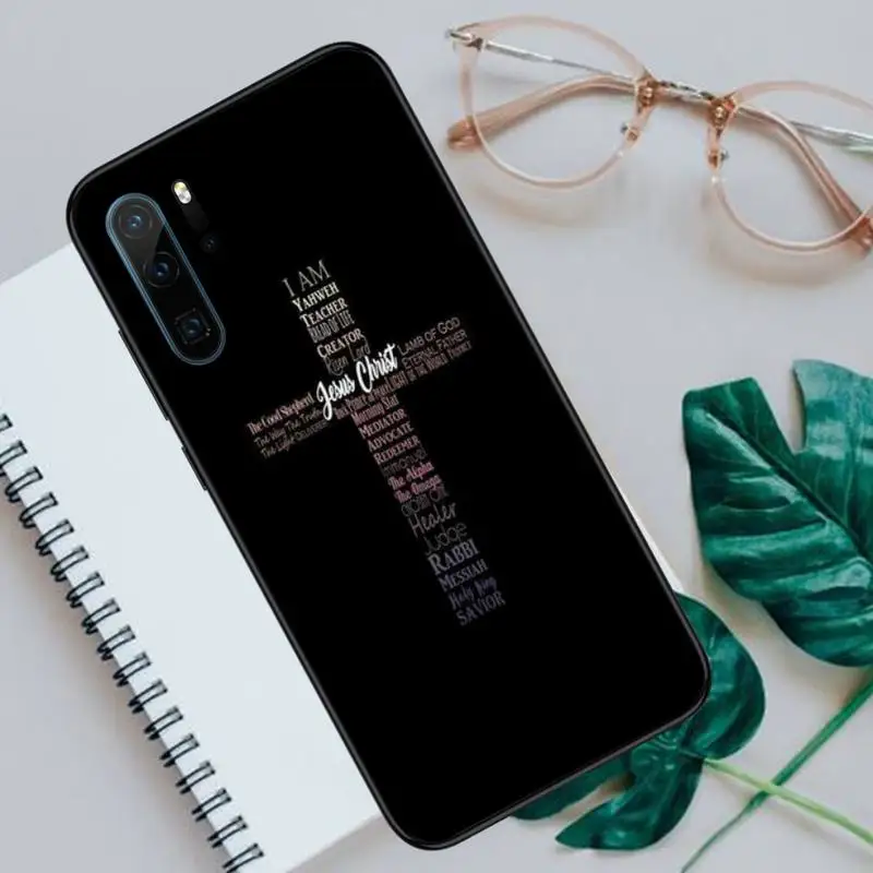

Bible Jesus Christ Christian Cross Phone Cases For Huawei P40 P20 P30 lite Pro P Smart 2019 Mate 40 20 10 Lite Pro Nova 5t