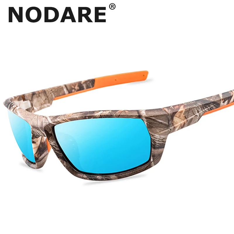 Поляризованные солнцезащитные очки в камуфляжной оправе для мужчин и