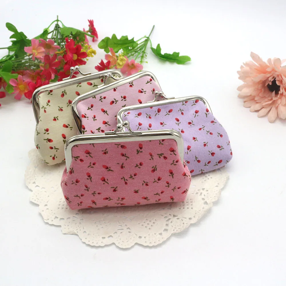 Новая повседневная Летняя сумка Женский кошелек с цветами держатель для карт