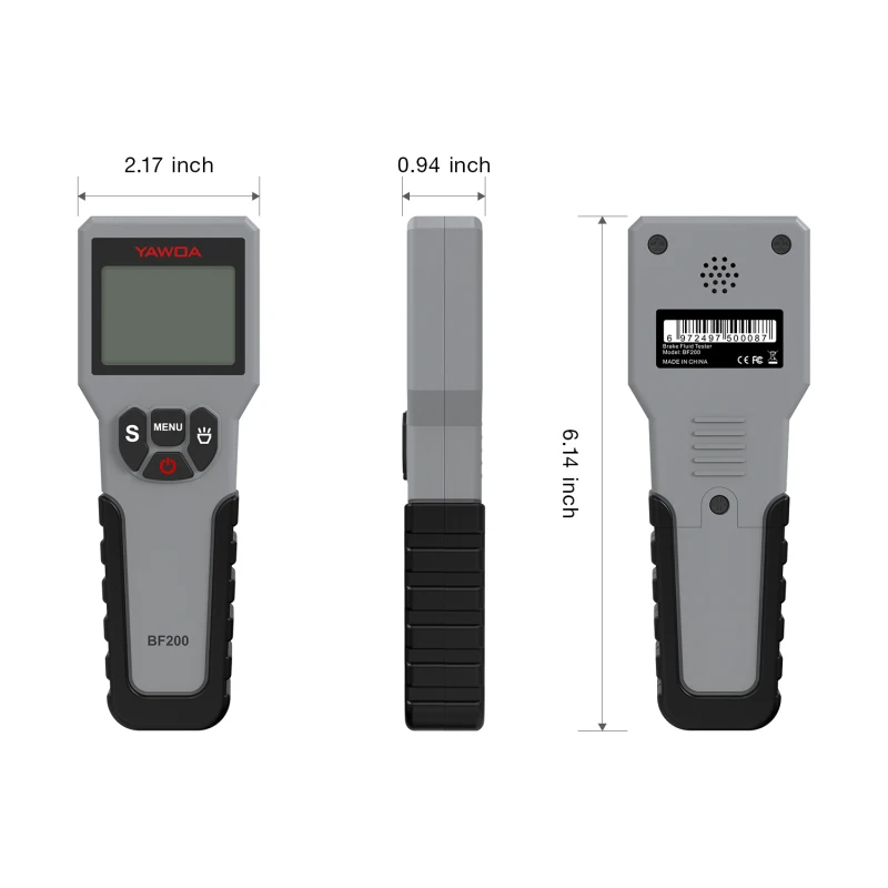 

BF200 Auto Car Brake Fluid Tester Digital Car Brake Oil Tool Auto Oil Tool DOT3 DOT4 DOT5.1 Indicator Check Display Tester